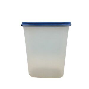 Vintage Tupperware Modular Mate #4 Storage Containers 2.3LT With Blue Lid